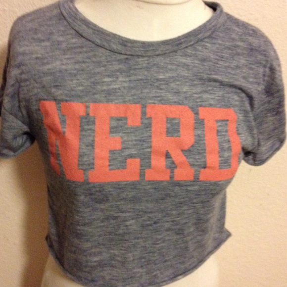Nerd crop top tshirt