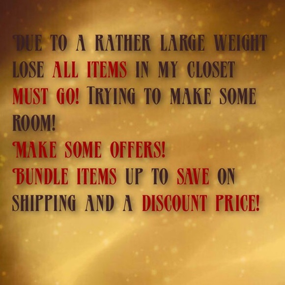 All items must go!