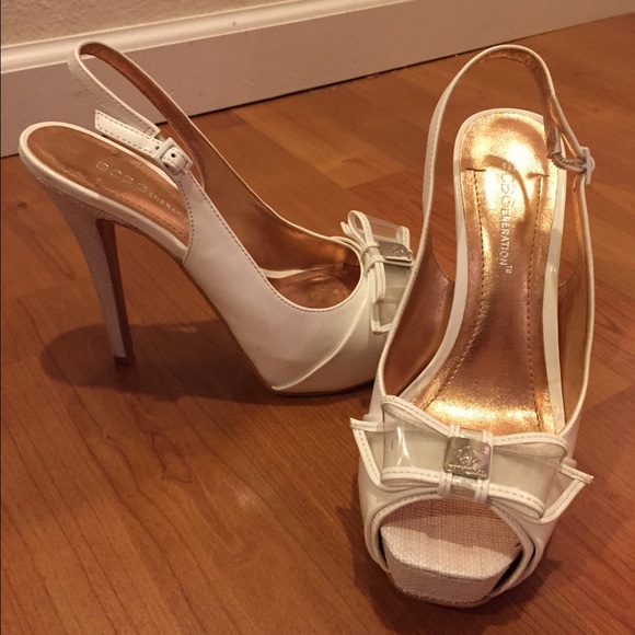 Cute Slingback Platform Heels