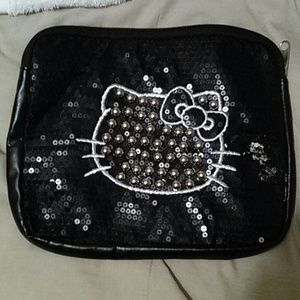 Black and white hello kitty tablet case