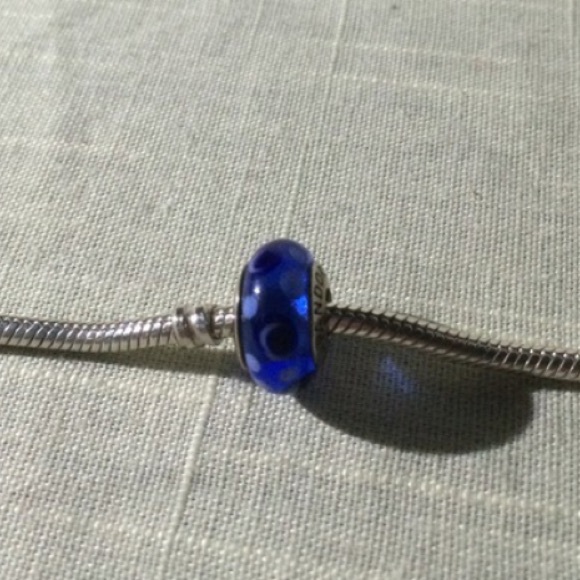 Blue pandora charm