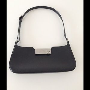 Ferragamo black evening bag