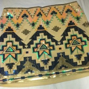 EXPRESS SEQUIN SKIRT
