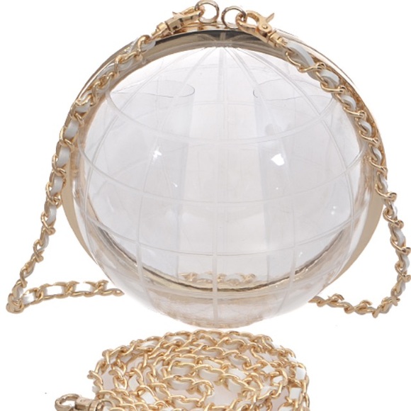 Shiny ball purse