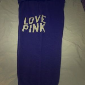 VS PINK CROPPED SWEAT PANTS