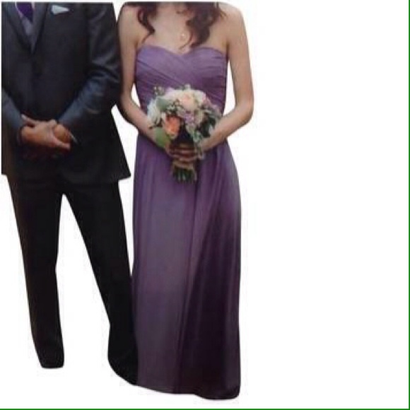 Purple flowing dress xs