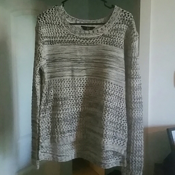 Grey and black marble sweater