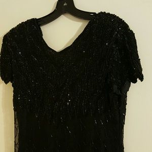 Black beat it dress with jacket