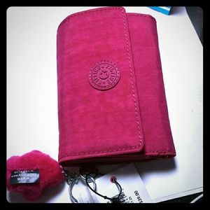 Kipling wallet pink