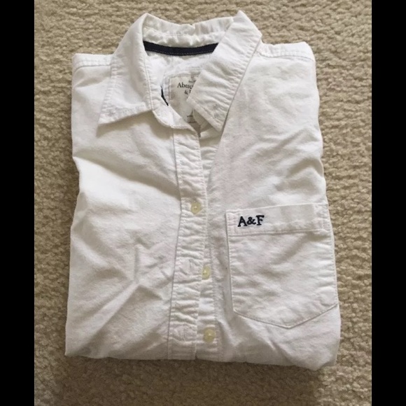 Abercrombie & Fitch size M White Button down