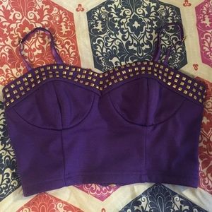 Forever 21 bustier crop top