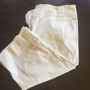 Express white capris
