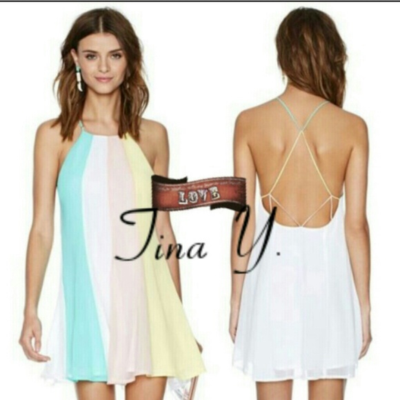 Dresses & Skirts - The JENNY ColorBlocked Pastel Dress