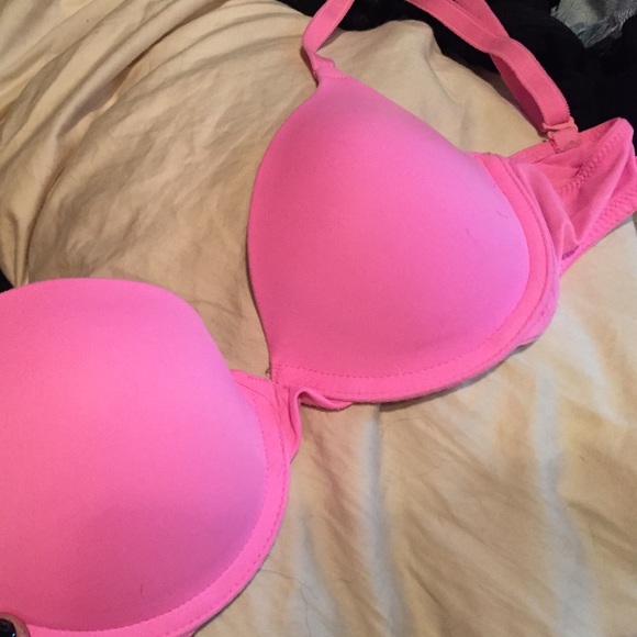 PINK bra with light padding - Picture 1 of 2