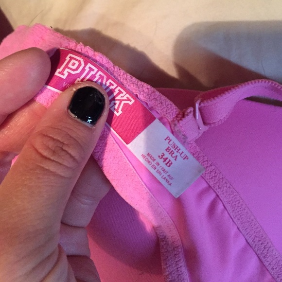 PINK bra with light padding - Picture 2 of 2