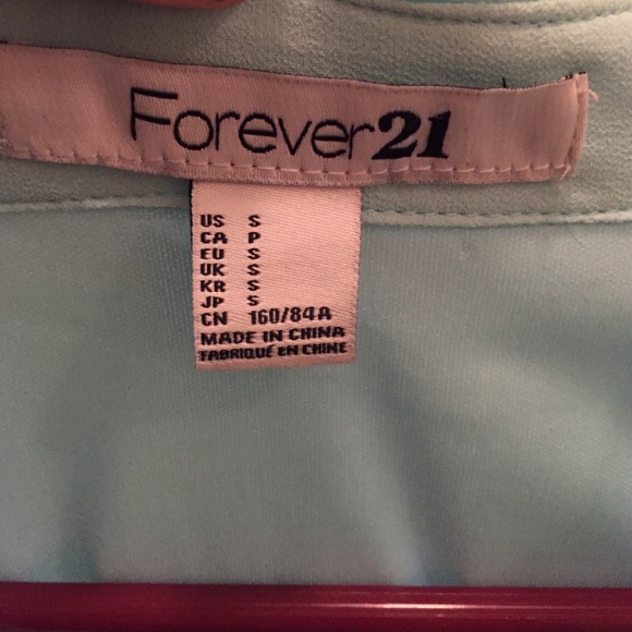 Turquoise pleated long sleeve dress - Picture 3 of 4