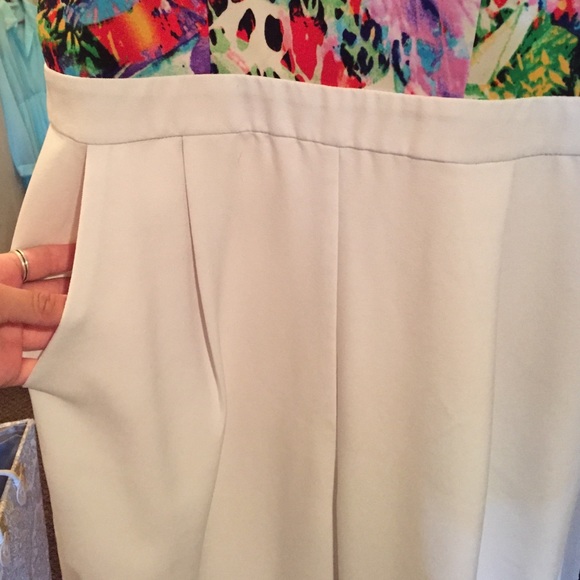 White pantsuit/romper - Picture 2 of 4