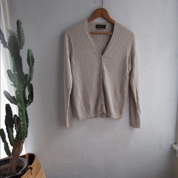 Brooks Brothers Jackets & Blazers - Brooks brothers silk & cashmere cardigan 170907005