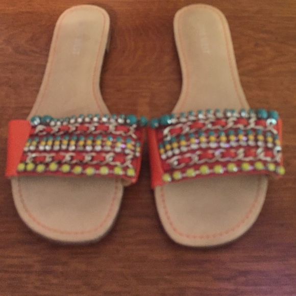 Nine West sandals.