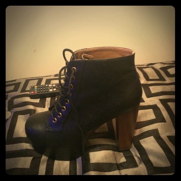 Platform booties
