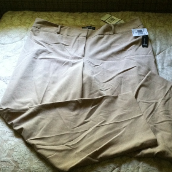 Larry Levine Pants - Size 20W Beige Slacks