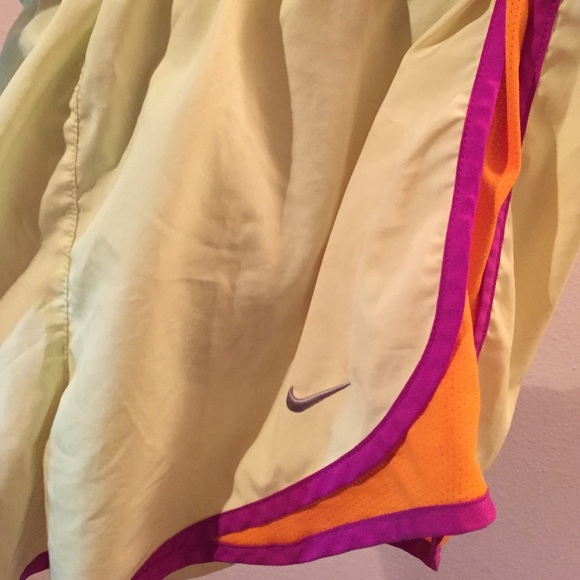 Neon nike shorts