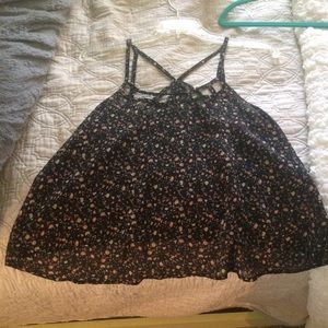 Flowery crop top