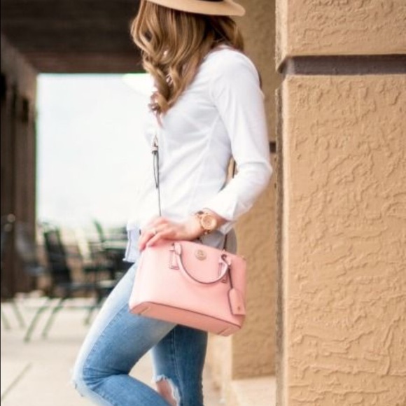 💕SOLD💕 Tory Burch Mini Robinson Tote - Picture 4 of 4