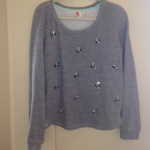 Anthropologie jewel sweater