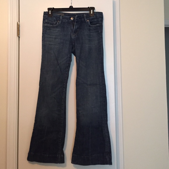 Cuffed bottom jeans