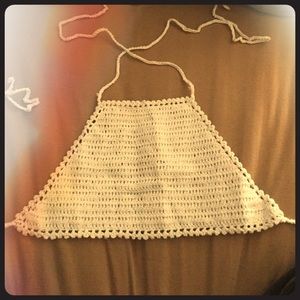 lovely scum knit halter top