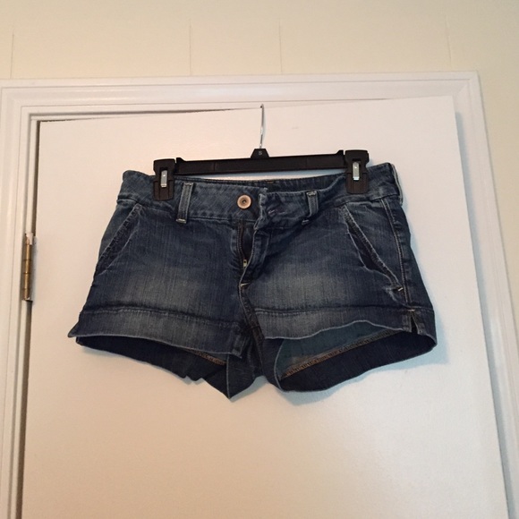 Blue jean shorts
