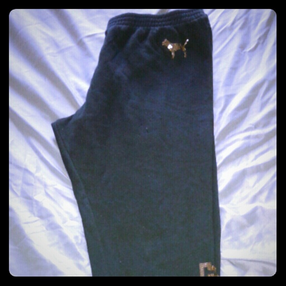 Pink- Black and Gold sweats..only worn once
