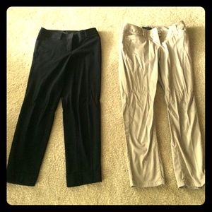 Two pair of White House Black Market slacks