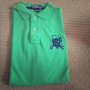 Mens Ralph Lauren Polo Green Large Like NEW