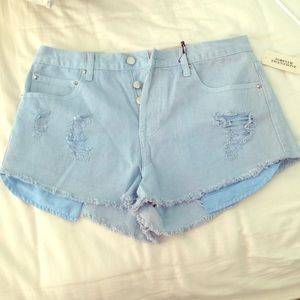 High waisted shorts