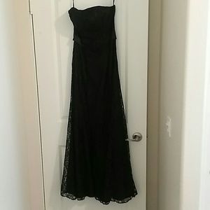 Black lace dress
