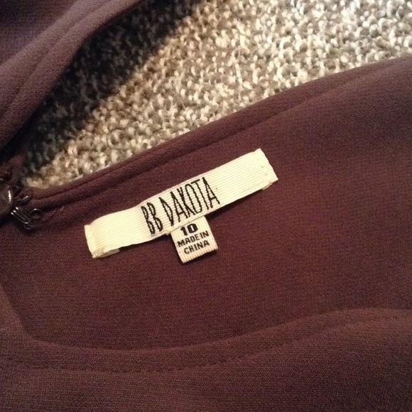 BB Dakota dress with leather trim - Picture 5 of 7