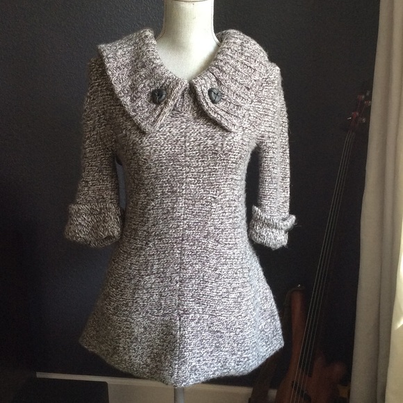 BB Dakota Sweaters - Unique sweater tunic. Heather grey