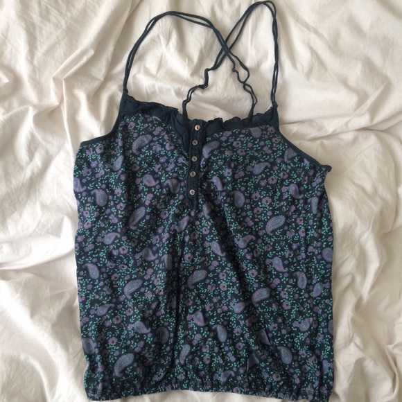 Forever 21 Floral Tank top Medium