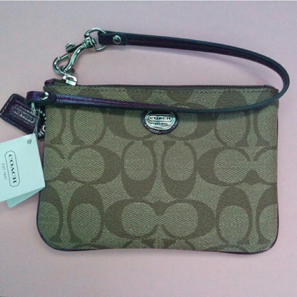 Authentic coach wristlet