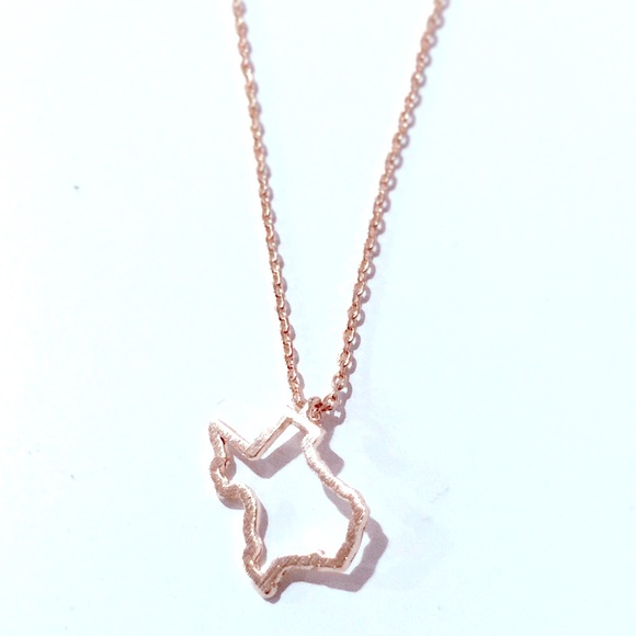 Texas Outline Necklace