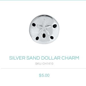 Origami owl sand dollar charm