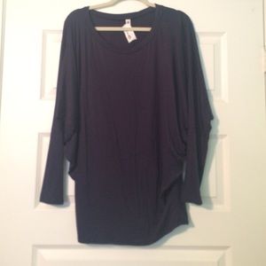 Navy dolman top
