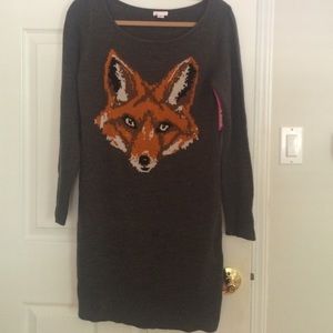 A target doc print sweater dress in a size medium