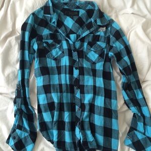 Turquoise Flannel