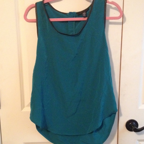 Teal Tank with Leather Lining