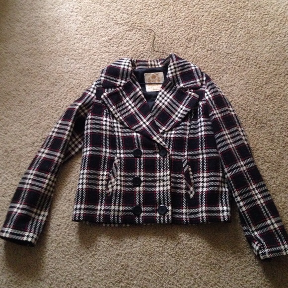 Wet seal plaid jacket.