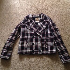 Wet seal plaid jacket.