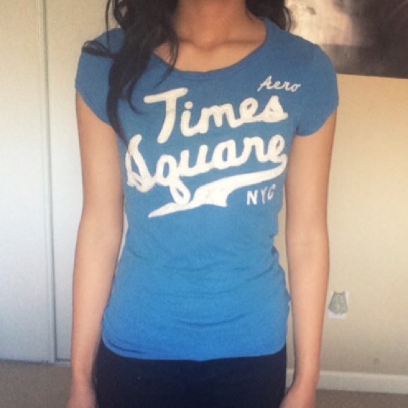 Blue Aeropostale shirt